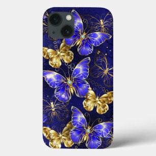 Compositie met Sapphire Butterflies Case-Mate iPhone Case