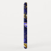Compositie met Sapphire Butterflies Case-Mate iPhone Case (Achterkant/rechts)