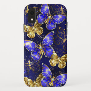 Compositie met Sapphire Butterflies Case-Mate iPhone Case