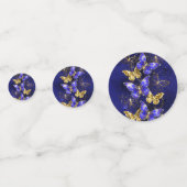Compositie met Sapphire Butterflies Confetti (Achterkanten)