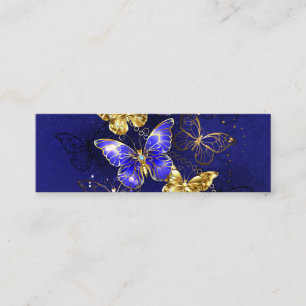 Compositie met Sapphire Butterflies Contactkaartje