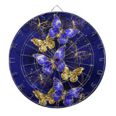 Compositie met Sapphire Butterflies Dartbord (Voorkant)