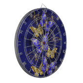 Compositie met Sapphire Butterflies Dartbord (Voorkant Links)