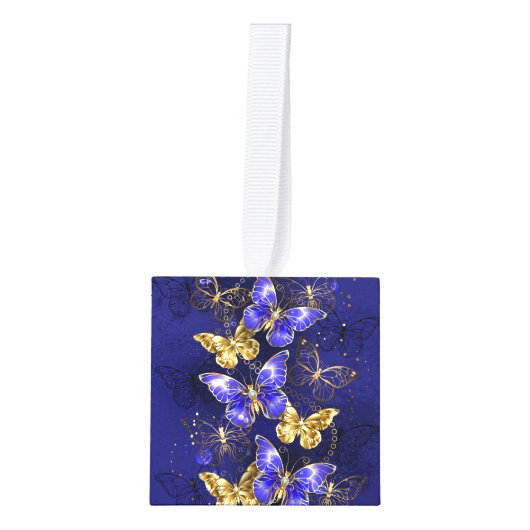 Compositie met Sapphire Butterflies Decoratie (Voorkant)