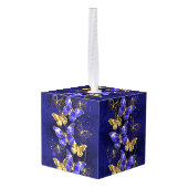 Compositie met Sapphire Butterflies Decoratie (Achter hoekig)