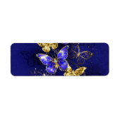 Compositie met Sapphire Butterflies Etiket (Voorkant)