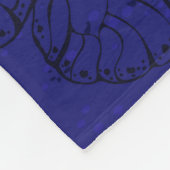 Compositie met Sapphire Butterflies Fleece Deken (Hoek)