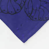 Compositie met Sapphire Butterflies Fleece Deken (Hoek)