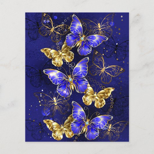 Compositie met Sapphire Butterflies Flyer (Voorkant)