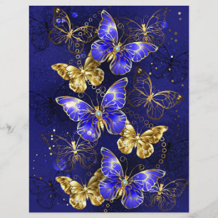 Compositie met Sapphire Butterflies Flyer
