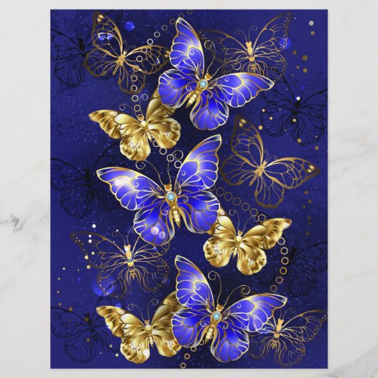 Compositie met Sapphire Butterflies Flyer (Voorkant)