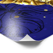 Compositie met Sapphire Butterflies Foto Afdruk (Hoek)