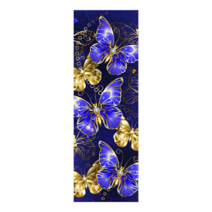 Compositie met Sapphire Butterflies Foto Afdruk