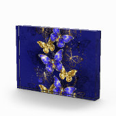 Compositie met Sapphire Butterflies Fotoblokken (Rechts)