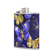 Compositie met Sapphire Butterflies Heupfles (Links)