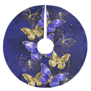 Compositie met Sapphire Butterflies Kerstboom Rok