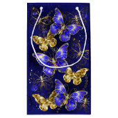 Compositie met Sapphire Butterflies Klein Cadeauzakje (Achterkant)