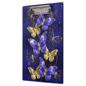 Compositie met Sapphire Butterflies Klembord (Links)