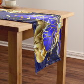 Compositie met Sapphire Butterflies Korte Tafelloper (Voorbeeld)