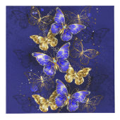 Compositie met Sapphire Butterflies Kubus (Rechts)