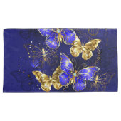 Compositie met Sapphire Butterflies Kussensloop (Voorkant-Rechts)