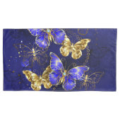 Compositie met Sapphire Butterflies Kussensloop (Voorkant)