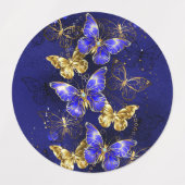 Compositie met Sapphire Butterflies Labels (Design 2)