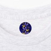 Compositie met Sapphire Butterflies Labels (Aangebracht)