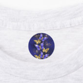 Compositie met Sapphire Butterflies Labels (Aangebracht)