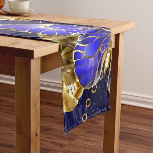 Compositie met Sapphire Butterflies Lange Tafelloper (Voorbeeld)