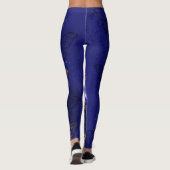 Compositie met Sapphire Butterflies Leggings (Achterkant)