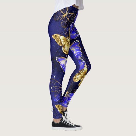 Compositie met Sapphire Butterflies Leggings (Rechts)