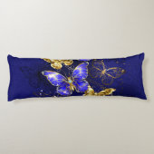 Compositie met Sapphire Butterflies Lichaamskussen (Achterkant)