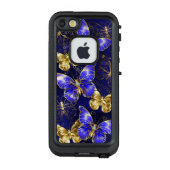 Compositie met Sapphire Butterflies LifeProof iPhone Hoesje (Achterkant)