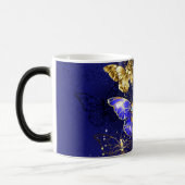 Compositie met Sapphire Butterflies Magische Mok (Links)