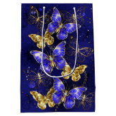 Compositie met Sapphire Butterflies Medium Cadeauzakje (Achterkant)