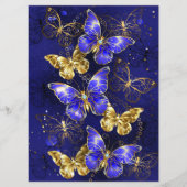 Compositie met Sapphire Butterflies Menu (Voorkant)