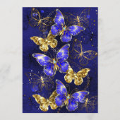 Compositie met Sapphire Butterflies Menu (Voorkant)