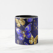 Compositie met Sapphire Butterflies Mok (Midden)