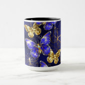 Compositie met Sapphire Butterflies Mok (Midden)