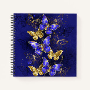 Compositie met Sapphire Butterflies Notitieboek