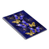 Compositie met Sapphire Butterflies Notitieboek (Rechterzijde)