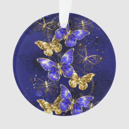 Compositie met Sapphire Butterflies Ornament
