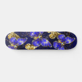 Compositie met Sapphire Butterflies Persoonlijk Skateboard (Horizontaal)