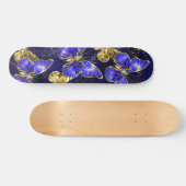 Compositie met Sapphire Butterflies Persoonlijk Skateboard (Horizontaal)