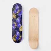 Compositie met Sapphire Butterflies Persoonlijk Skateboard (Voorkant)