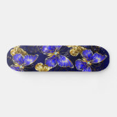 Compositie met Sapphire Butterflies Persoonlijk Skateboard (Horizontaal)