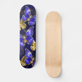 Compositie met Sapphire Butterflies Persoonlijk Skateboard (Voorkant)