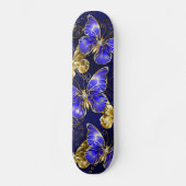Compositie met Sapphire Butterflies Persoonlijk Skateboard (Voorkant)