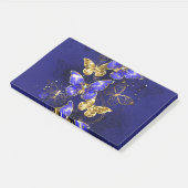 Compositie met Sapphire Butterflies Post-it® Notes (Schuin)